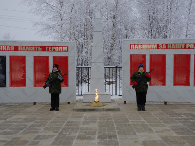 Обелиск  памяти павшим во время Великой Отечественной войны в д.Горьковская